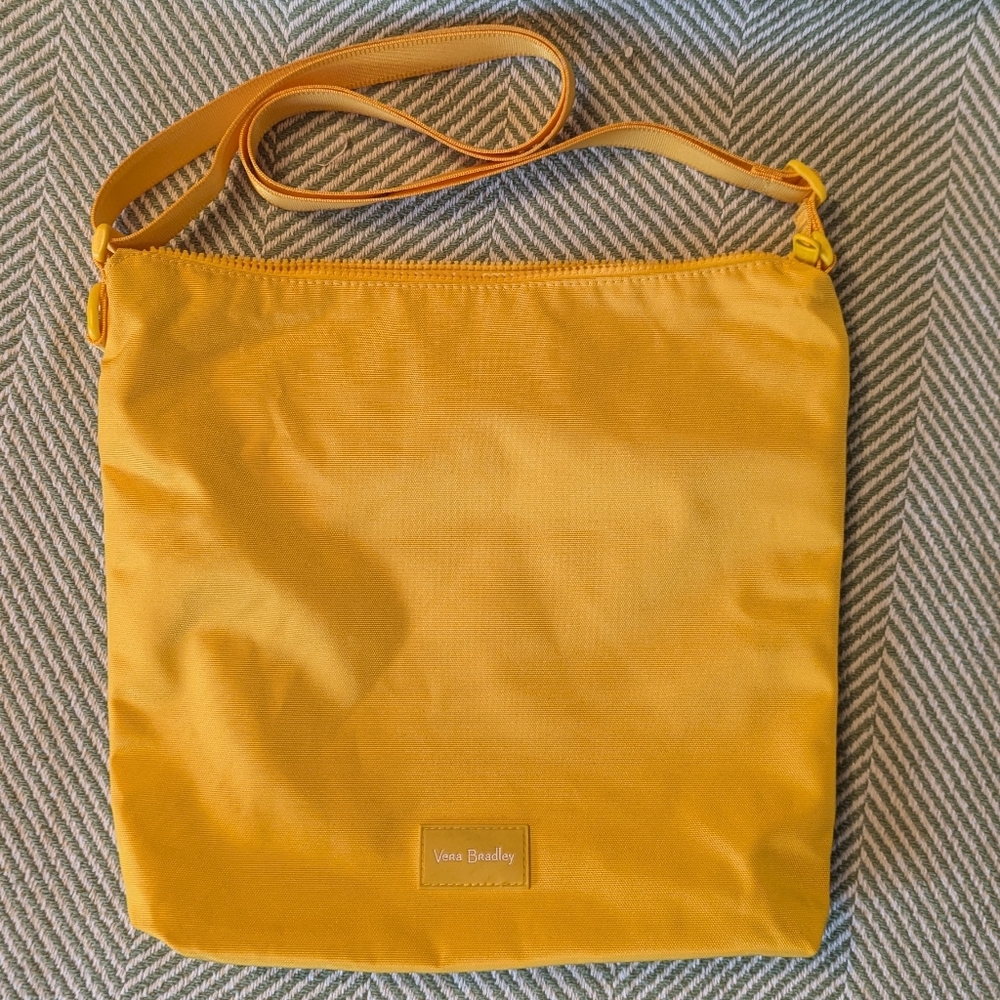 Vera Bradley ReActive Hipster In Goldenrod Crossbody Bag Satchel